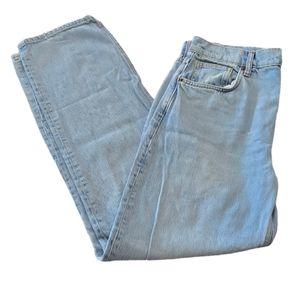 REFORMATION Casey Mid Rise Relaxed Straight Jeans